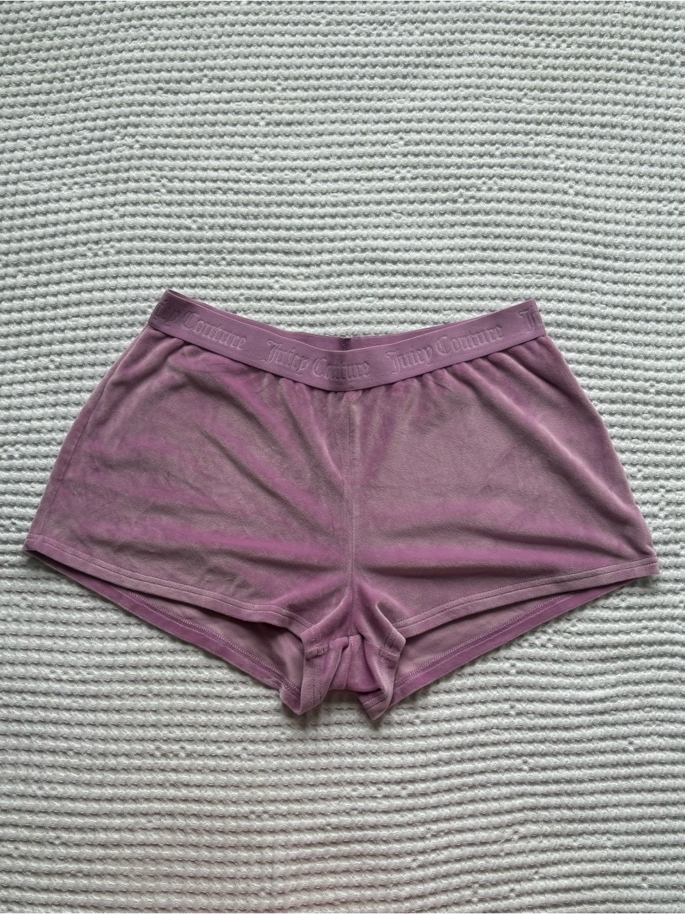Juicy Couture Velour Shorts - Dusty Mauve Purple Studded Brand- Size L